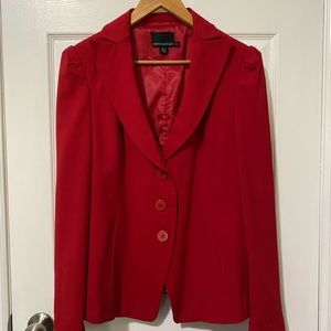 CYNTHIA ROWLEY WOMANS RED BLAZER